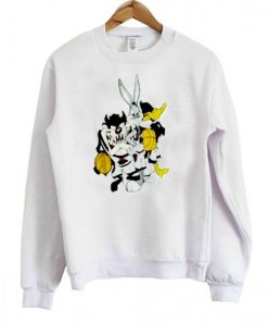 Tasmania Bug Bunny Daffy Duck Basket Sweatshirt