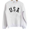 USA Letter Slogan Sweatshirt