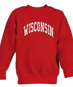 Wisconsin Font sweatshirt