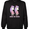 Simpsons Double The Trouble Hoodie KM