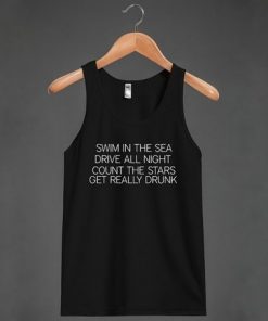 Swim In The Sea Drive All night Tanktop