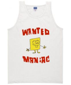 Wanted Maniac Spongebob Tanktop