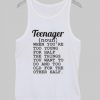 teenager tanktop