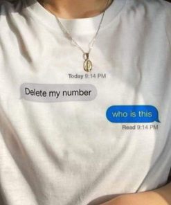 Delete my number t shirt RF