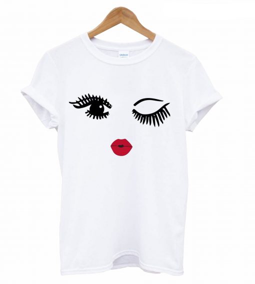 Fashion Eyelashes Tshirt