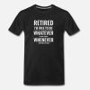 Funny husbands retired freedom t shirt RF