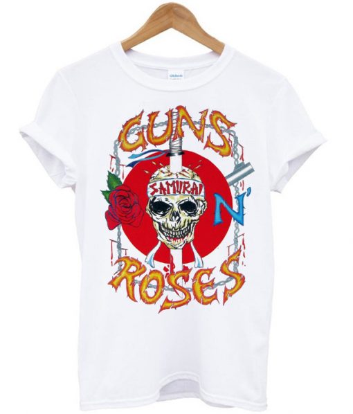 Guns N' Roses Vinyl Bootlegs Samurai t shirt RF