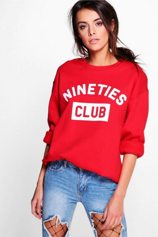 Nineties Club sweatshirt RF