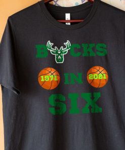 Bucks In Six Fear The Deer Milwaukee Bucks Basketball shirt