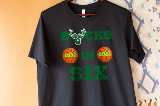 Bucks In Six Fear The Deer Milwaukee Bucks Basketball shirt