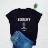 Equality tolerance women's t shirt