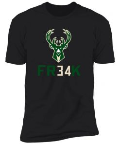 Giannis ANTETOKOUNMPO Milwaukee Bucks FREAK 34 t shirt