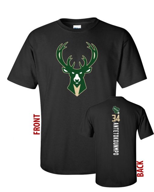 Milwaukee Bucks Giannis Antetokounmpo t shirt