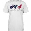 Peace Love Cleveland Indians t shirt