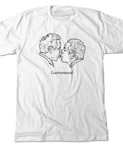 Andrew and Chris Cuomo kiss t shirt