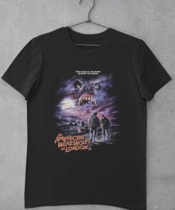 Halloween Costume American Werewolf London Movie Fan t shirt