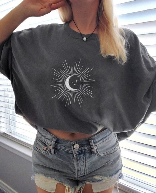 Sun and Moon Celestial Sunshine t shirt