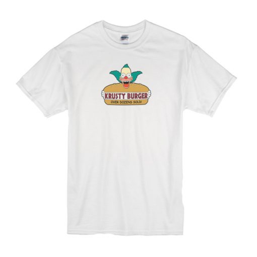 The Simpsons Krusty Burger t shirt