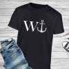 W-Anchor Rude Novelty Word Play Joke t shirt