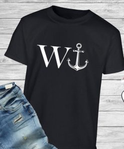 W-Anchor Rude Novelty Word Play Joke t shirt