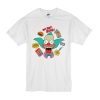 The Simpsons Krusty The Clown Circle t shirt