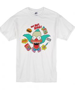 The Simpsons Krusty The Clown Circle t shirt