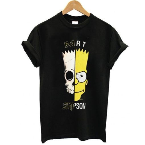 Bart Simpson Skull t shirt RF