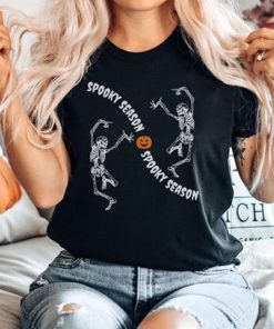 Dancing Skeleton Spooky Season t shirt