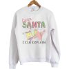 SpongeBob SquarePants Santa I Can Explain sweatshirt RF