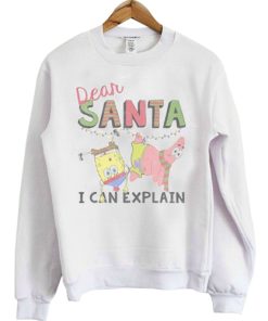 SpongeBob SquarePants Santa I Can Explain sweatshirt RF