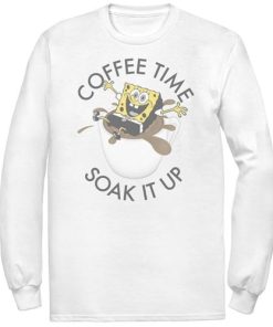 Spongebob Coffee Time Soak It Up sweatshirt RF