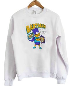 Vintage Bootleg Bart Simpson Bartman sweatshirt RF