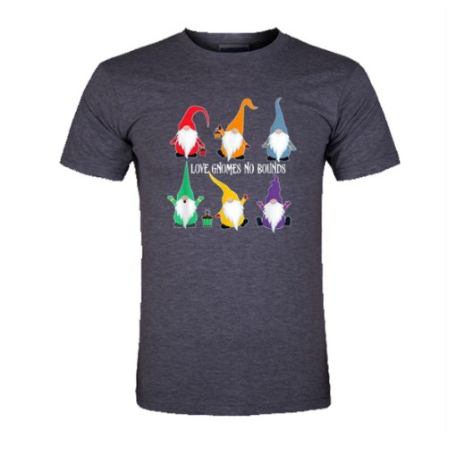 Love Gnomes No Bounds LGBT Pride t shirt