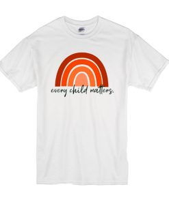 Every Child Matters Rainbow t shirt