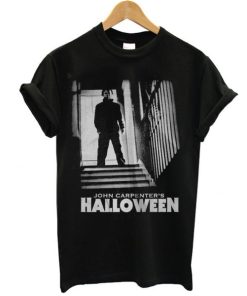 Halloween Michael Myers Stairs t shirt