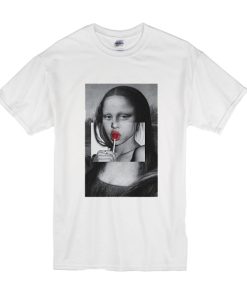 Lollipop Fun Kuso Mona Lisa t shirt