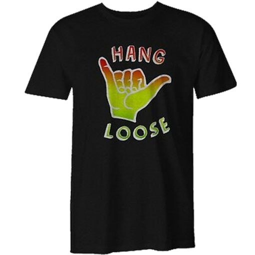 RASTA SHAKA HANG LOOSE Pipeline Hawaii Surf t shirt