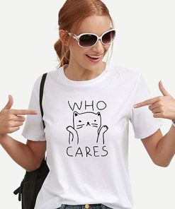 Who Cares t shirt RF