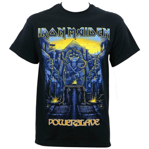 Iron Maiden Dark Ink Powerslave Graphic t shirt