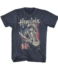 Jimi Hendrix Flag Vintage t shirt