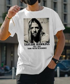 Rip Taylor Hawkins Thank You For The Memories Foo Fighter t shirt