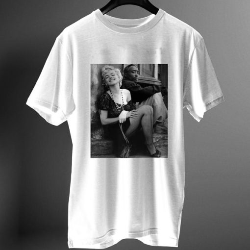 marilyn monroe & tupac t shirt