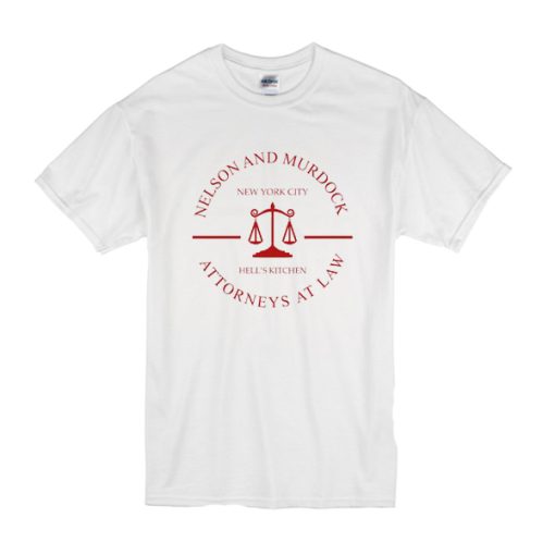 Nelson And Murdock Shirt, Nelson and Murdock Attorneys at Law Hell's Kitchen t shirt, Daredevil Shirt