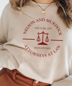 Nelson and Murdock Attorneys at Law Hell's Kitchen sweatshirt, Daredevil sweatshirt