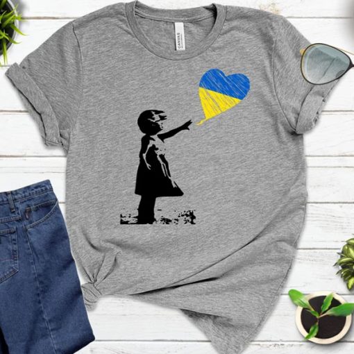 Pray for Ukraine Banksy Peace t shirt