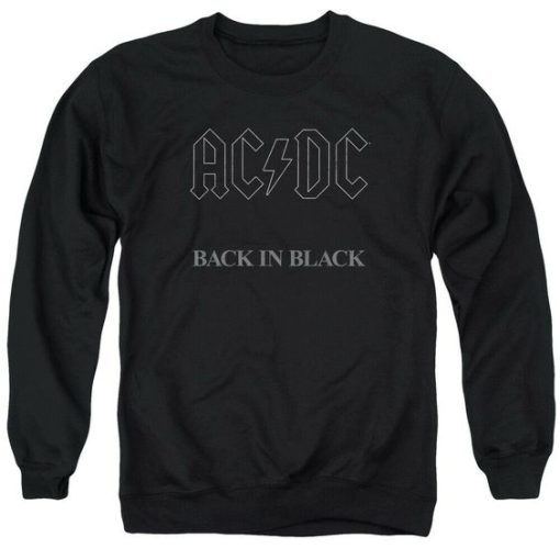 AC DC Back In Black sweatshirt