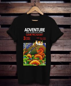 Adventure Atari 2600 Retro Vintage Video Game Box Art t shirt