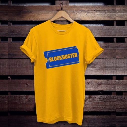 Blockbuster Vintage Retro Old School Logo t shirt