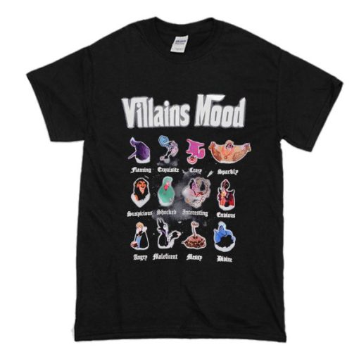 Disney Villain Mood t shirt