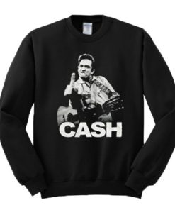 Johnny Cash Middle Finger sweatshirt